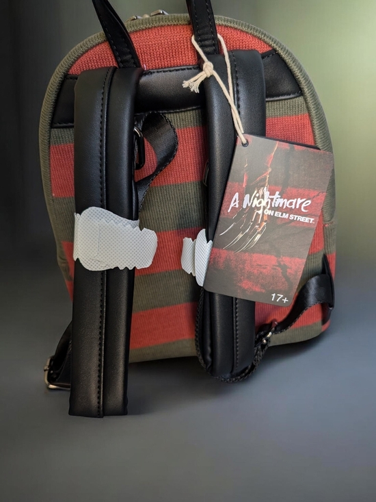 Loungefly A Nightmare on Elm Street Freddy Krueger Sweater Mini Backpack NWT main image 4